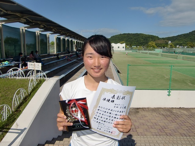 一般女子シングルス準優勝 喜田若菜.JPG