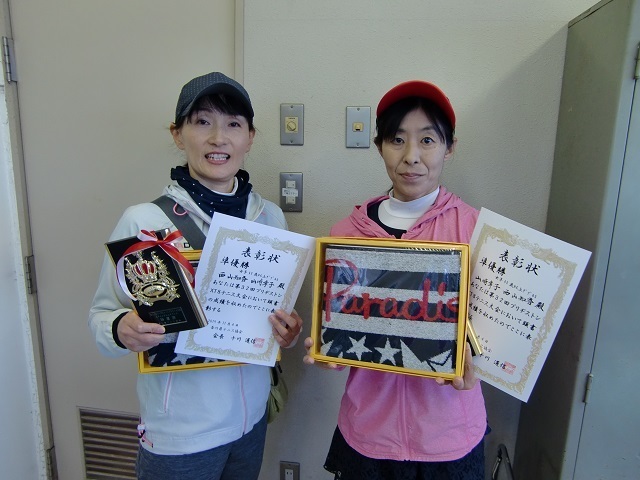 女子40歳以上D準優勝 西山・山崎.JPG