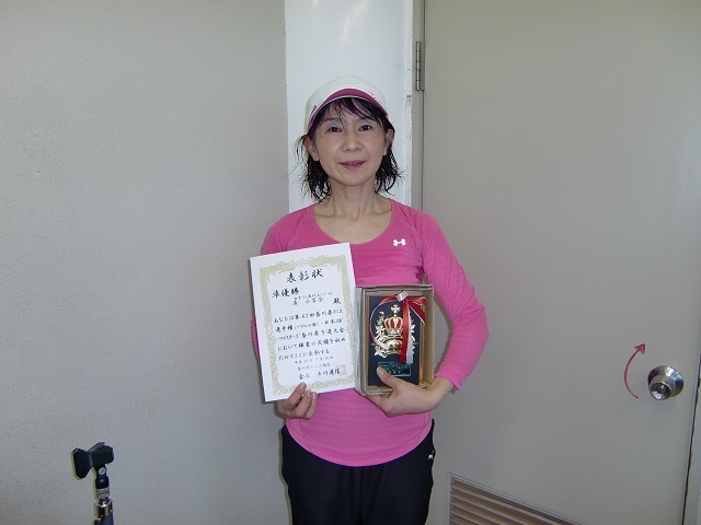 女子50歳以上S 準優勝 原小百合.JPG
