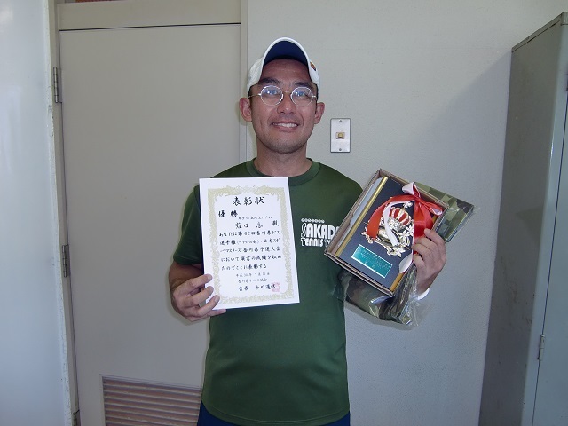 男子40歳以上S 優勝 岩口淳.JPG